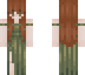 green dress elf girl