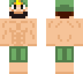 luigi swimming sixpack
