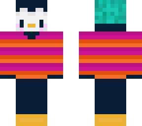 penguin in sweater