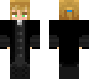 petey black trenchcoat w/ bandagaes