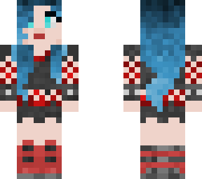 red/black punk