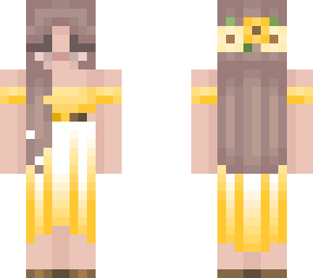 yellow dress