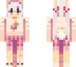 .strawberry bunny / demi-human. /girl