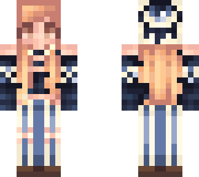 aesthetic blue crop top girl