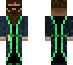 bearded emerald robes