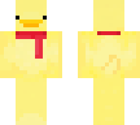 chute duck with scarf