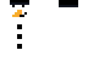 frosty the snowman with a haircut that makes him look like he's james bond