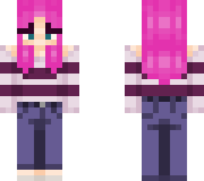 pink haired farmer
