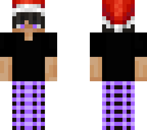 purple christmas guy