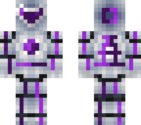 purple cyborg
