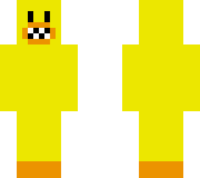 yellow senior with orange feet (rainbow friends)