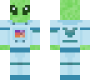 alien in astronaut suit