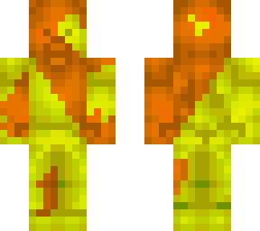 fusion steve (orange steve) & (yellow steve)