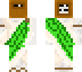 book head (green toga)