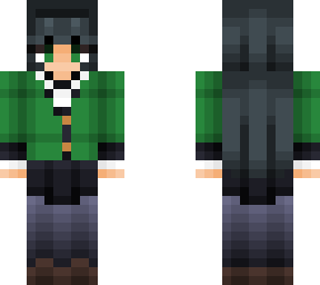 green japanese uniform