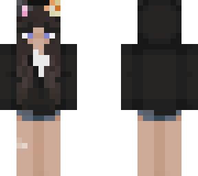 hoodie girl calico ears