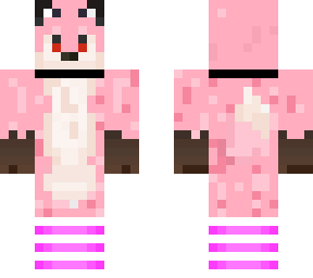 pink furry fox (better ears)