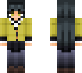 yellow japanese school uniform