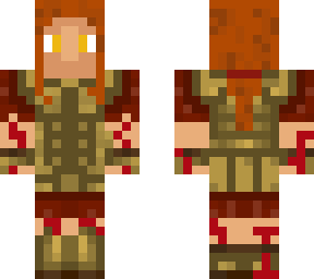 female gladiator (with blood)