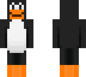 linux tux orange