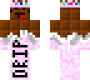 pink drip chocolate