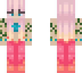 coral mermaid