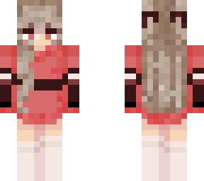 light red girl