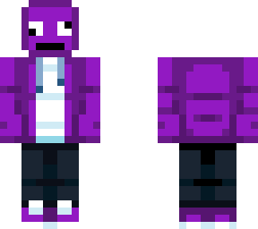 purple hoodie with mask