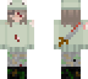 zombie survivor frog girl