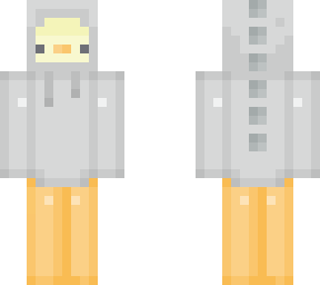 duck in grey dino sweater