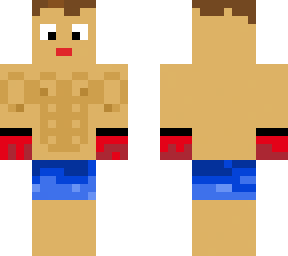 gradient boxer / body builder