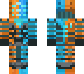 orange and blue level 5 rig