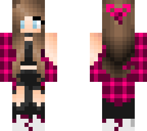 pink skater girl