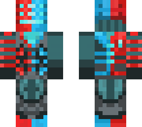 red and blue level 3 rig
