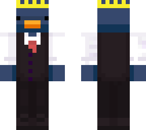 tuxedo penguin (blue)