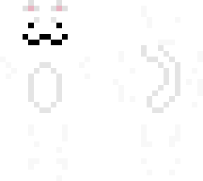 white kawaii cat