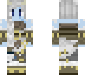 yeti viking chick who likes axes and goat horns