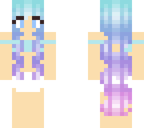 cute bathing suit girl with blue eyes