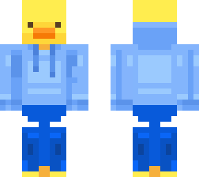 duck with hoodie and nike pants