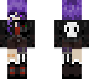 purple hair girl