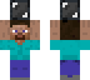 steve holding netherite