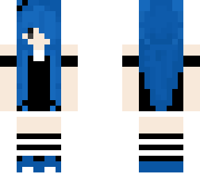 blue hair girl