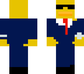 buisnes man duck