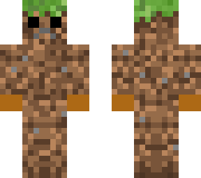 dirt block guywith gloves