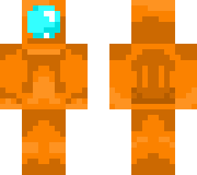 orange among us astronaut by fumigena
