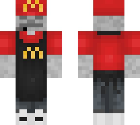 skeleton mcdonald's worker
