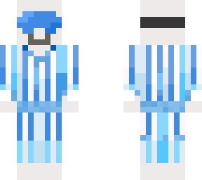 blue eye mask with pjs