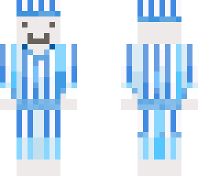 blue sleeping pj with earmuff hat
