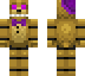 glitched fredbear (fnaf world)