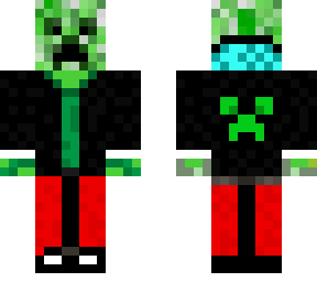 my skin in minecraft thecreeper1289
